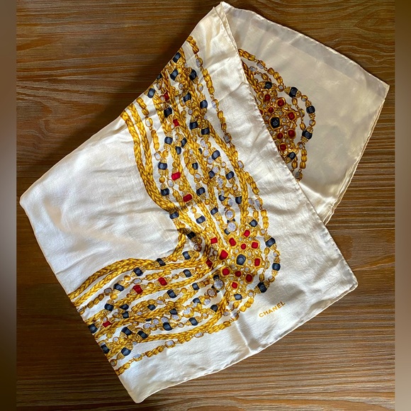 Vintage CHANEL Silk Scarf - Picture 3 of 8